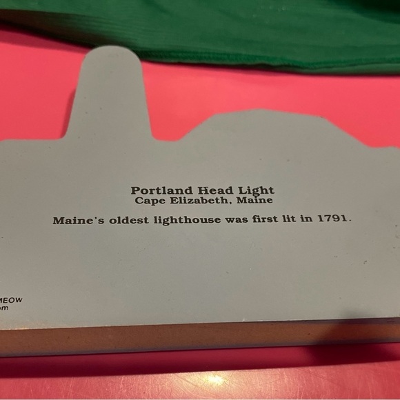 COPY - Vintage 2010 Portland Head Light Cape Elizabeth Maine Cat's Meow Shelf S… - Picture 4 of 7